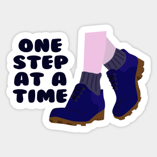 PHRASE one step at a time Sticker